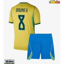 Brazil Bruno Guimaraes #8 Replica Home Minikit World Cup 2026 Short Sleeve (+ pants)